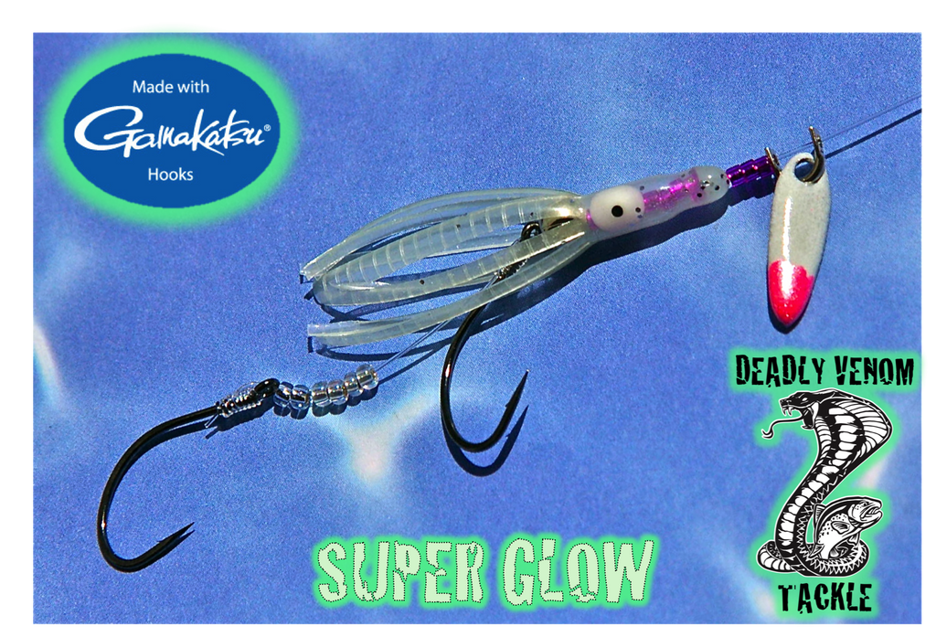 VENOMOUS HOOCHIE - NUCLEAR GLOW W/GLOW PINK