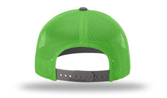 SKULLZ HAT - RICHARDSON TRUCKER 112 FLUORESCENT GREEN