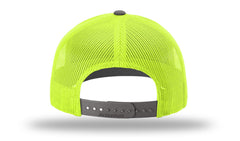 SKULLZ HAT - RICHARDSON TRUCKER 112 FLUORESCENT YELLOW