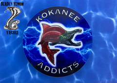 KOKANEE ADDICTS DECALS 5"
